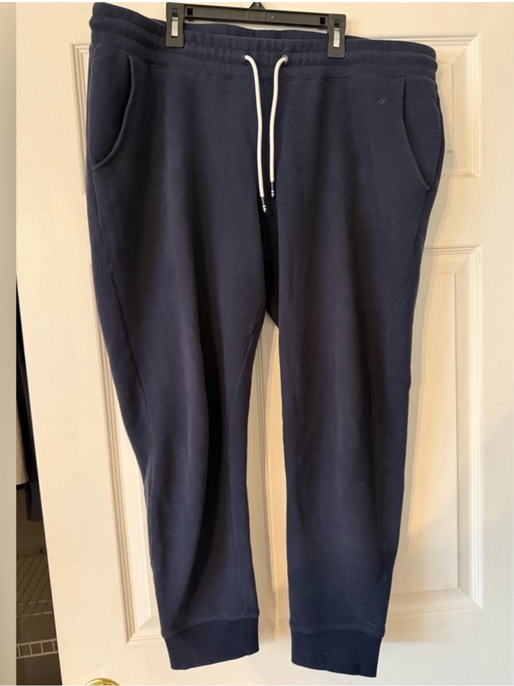 Nautica Navy Blue Drawstring Jogger Pants